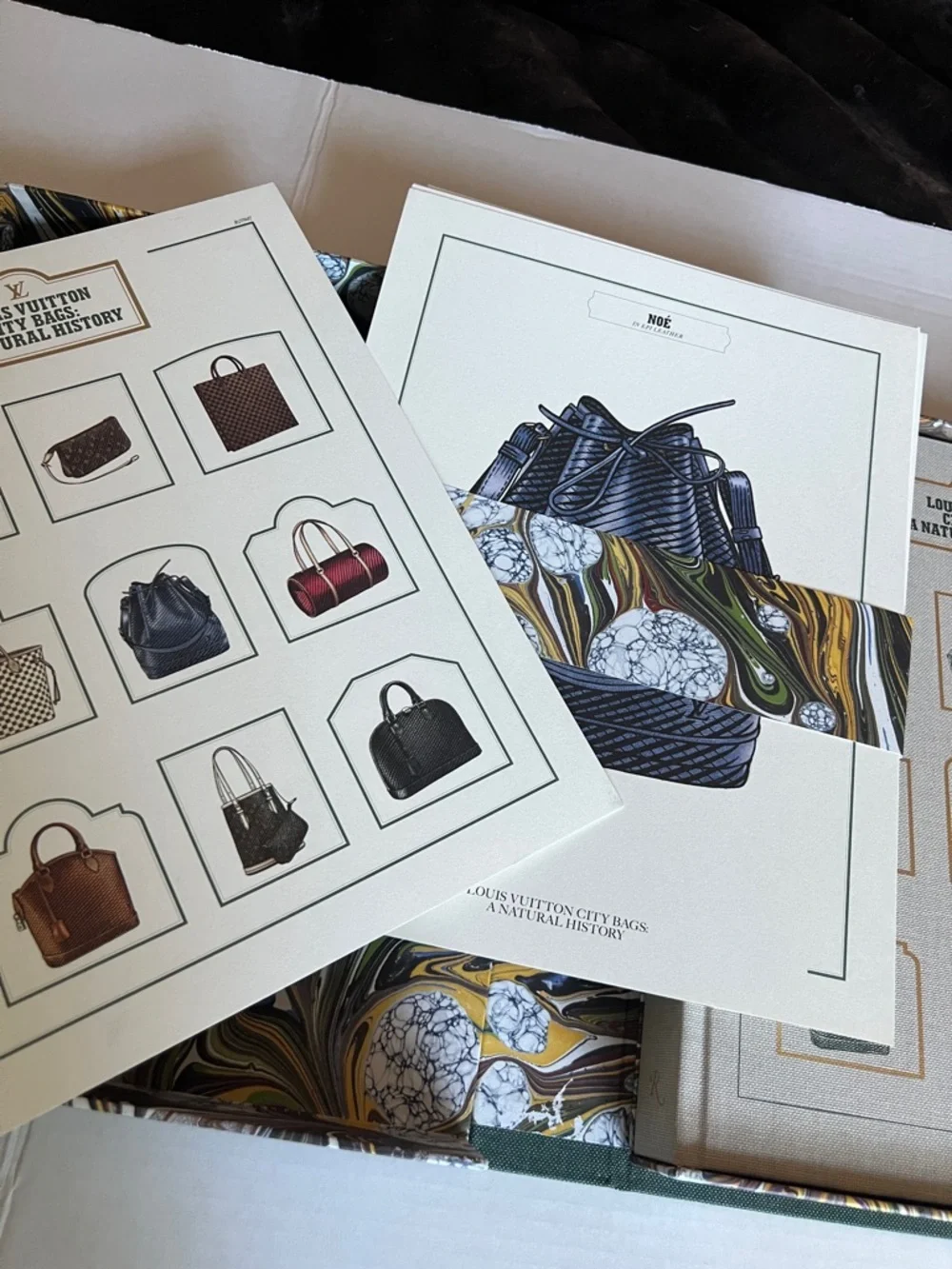 LOUIS VUITTON City Bags History Coffee Table Book Full set Rare